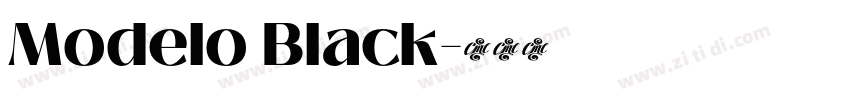 Modelo Black字体转换